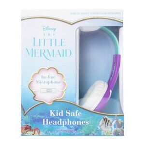 New in box Disney The Little Mermaid Kid Safe Headphones theatrical release